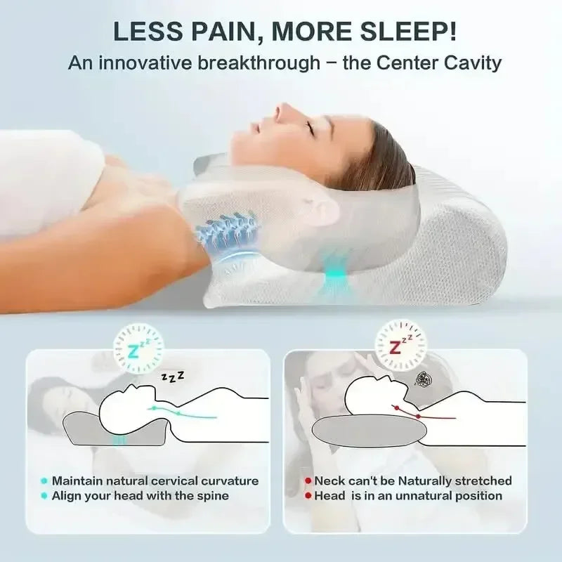 SleepRelief - Ergonomic Butterfly Memory Foam Pillow