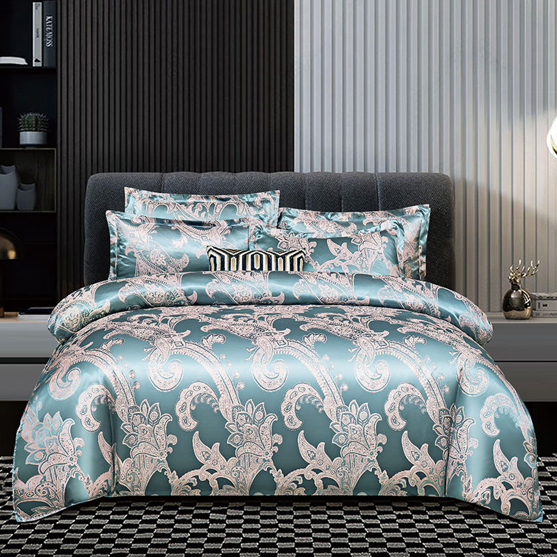 Valora - Luxury Satin Jacquard Duvet Cover Set