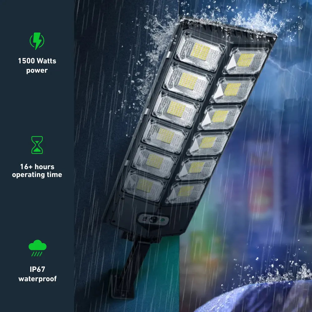 1500W High-Power Solar LED Lighting System