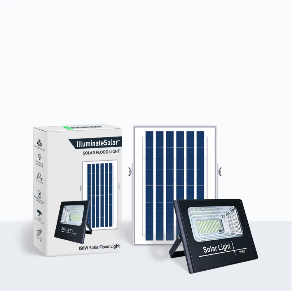 solar led flood light 150w