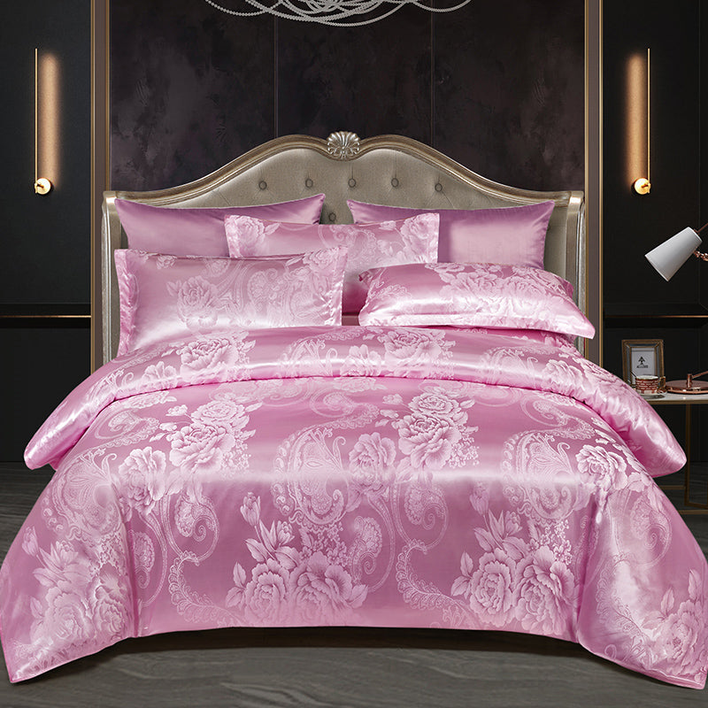 Valora - Luxury Satin Jacquard Duvet Cover Set