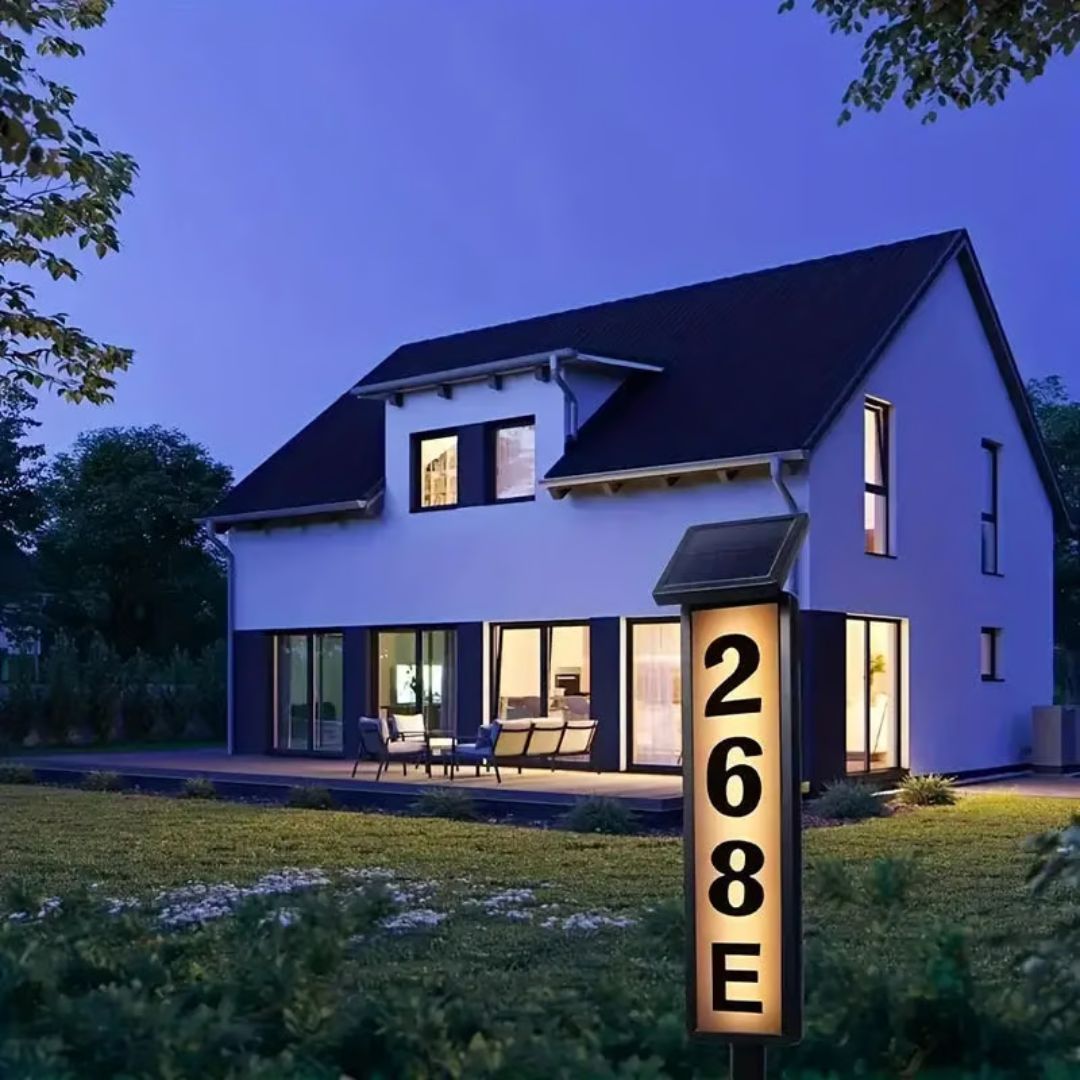 SunMark - Solar address sign
