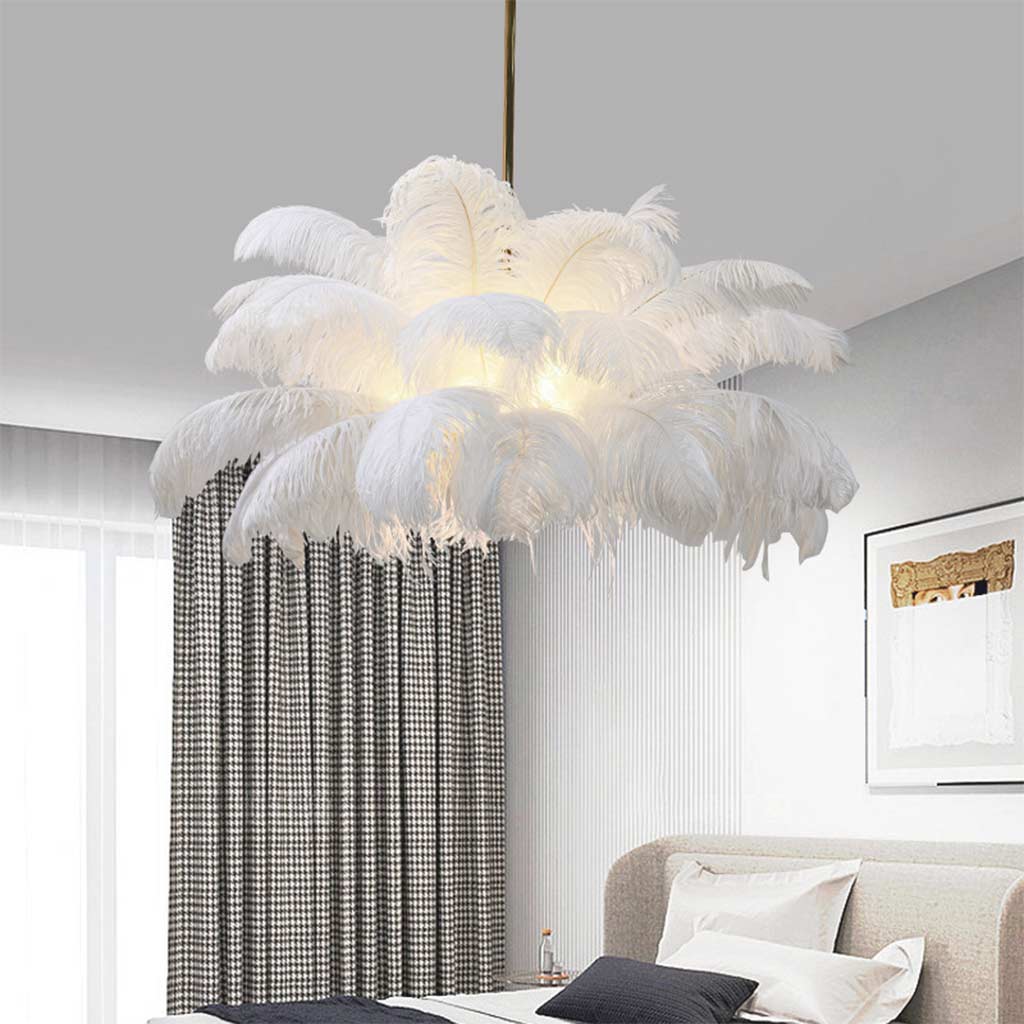 Feathra – Elegant Feather Ceiling Light
