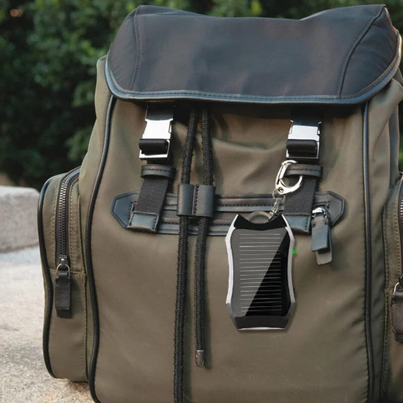 Portable Solar Power Bank Keychain