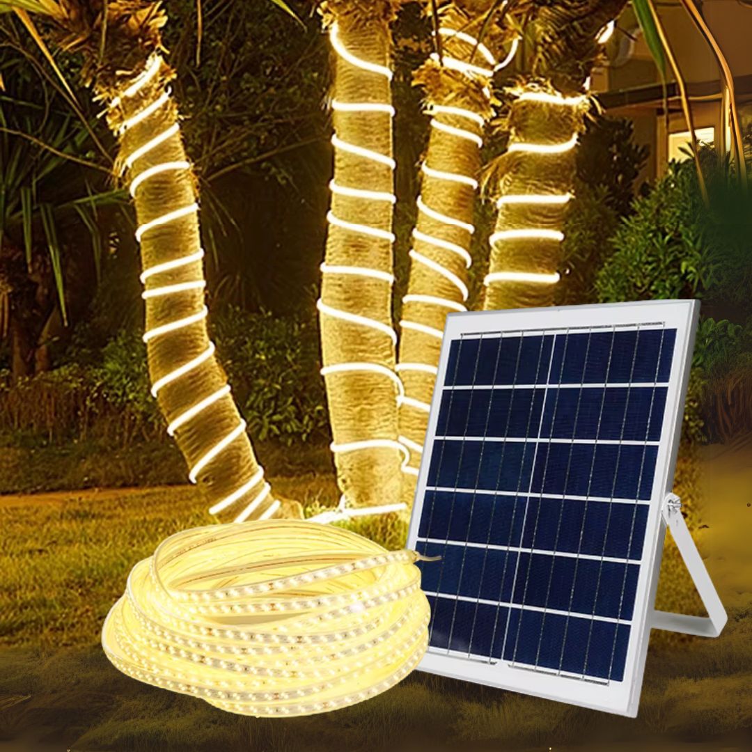 FlexiGlow – Solar Waterproof LED Strip Light for Outdoor & Garden Decor