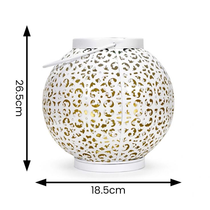 GardenOrb White Lantern