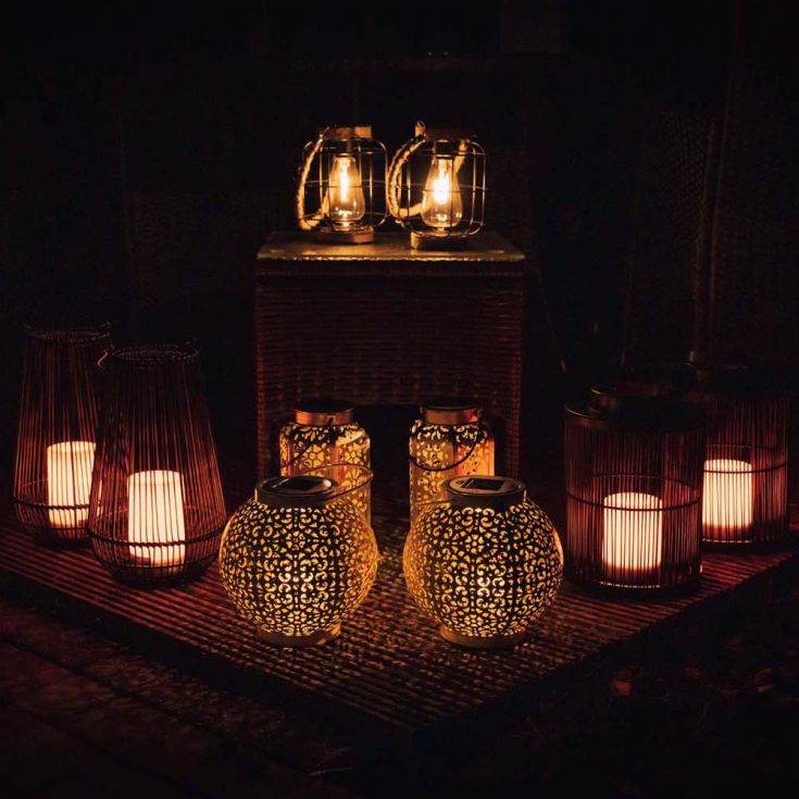 GardenOrb White Lantern