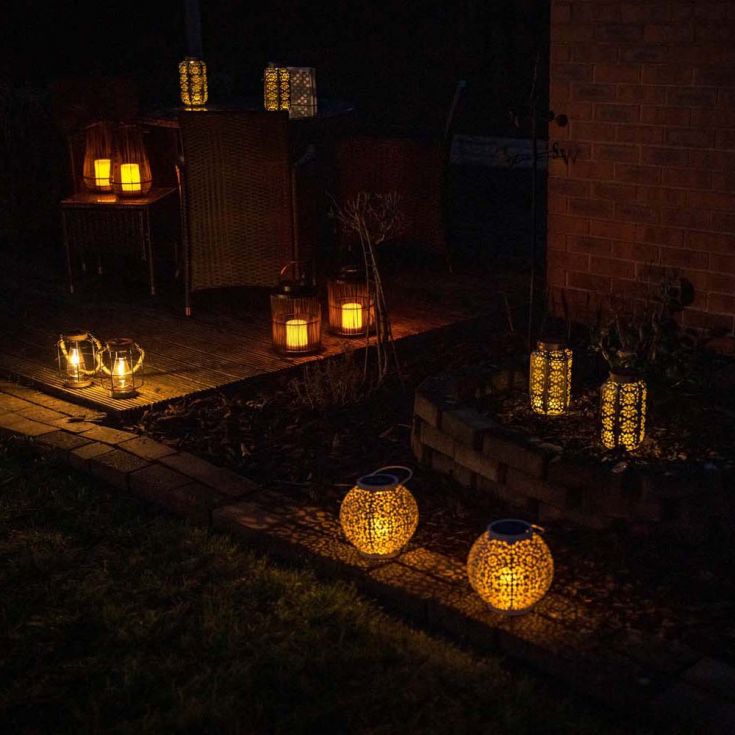 GardenOrb White Lantern