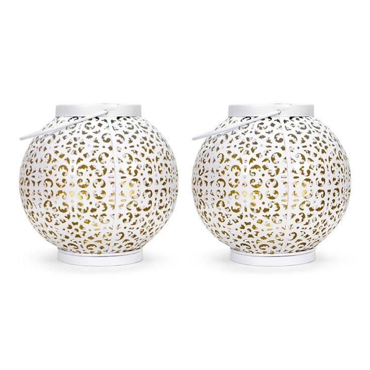 GardenOrb White Lantern