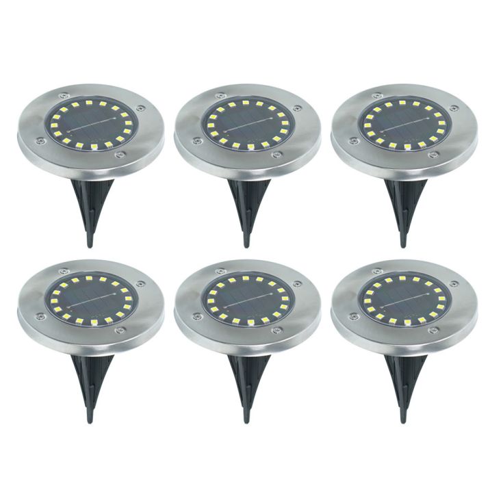SolarDeck 6 pcs Solar Decking Lights
