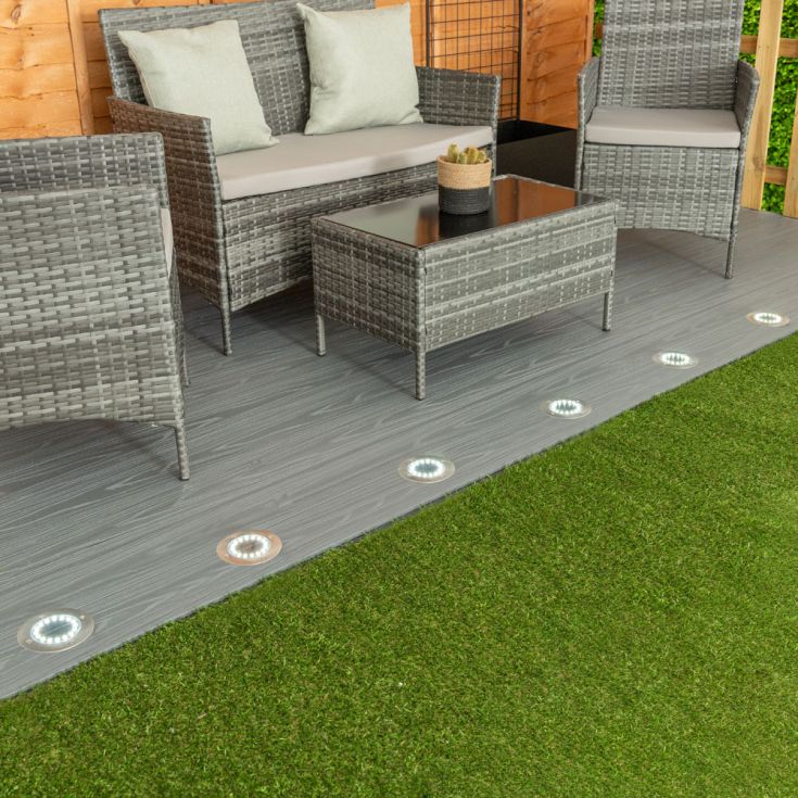 SolarDeck 6 pcs Solar Decking Lights