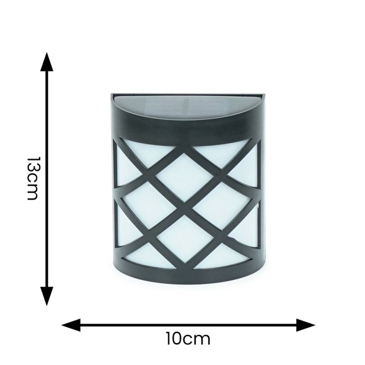 Noctura - Solar Wall and Fence Lights (4 pcs)