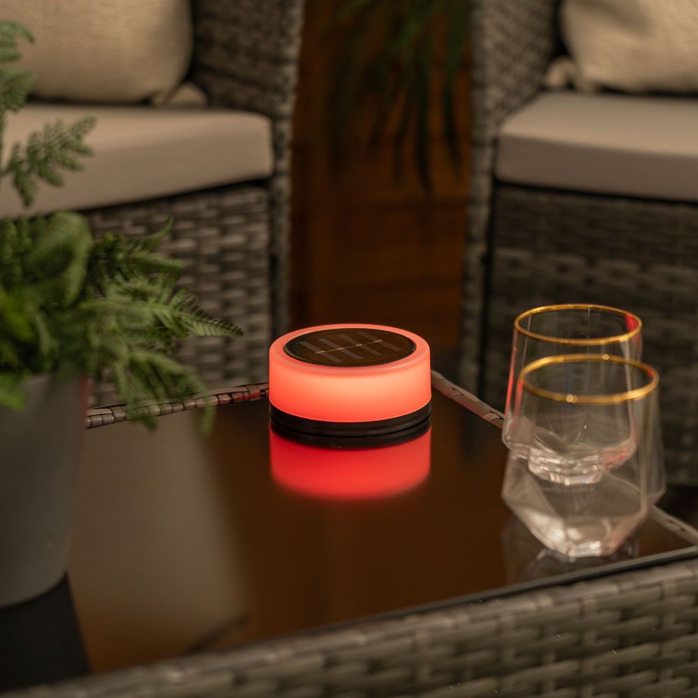 LumiStake Duo – Solar Deck & Table Lights