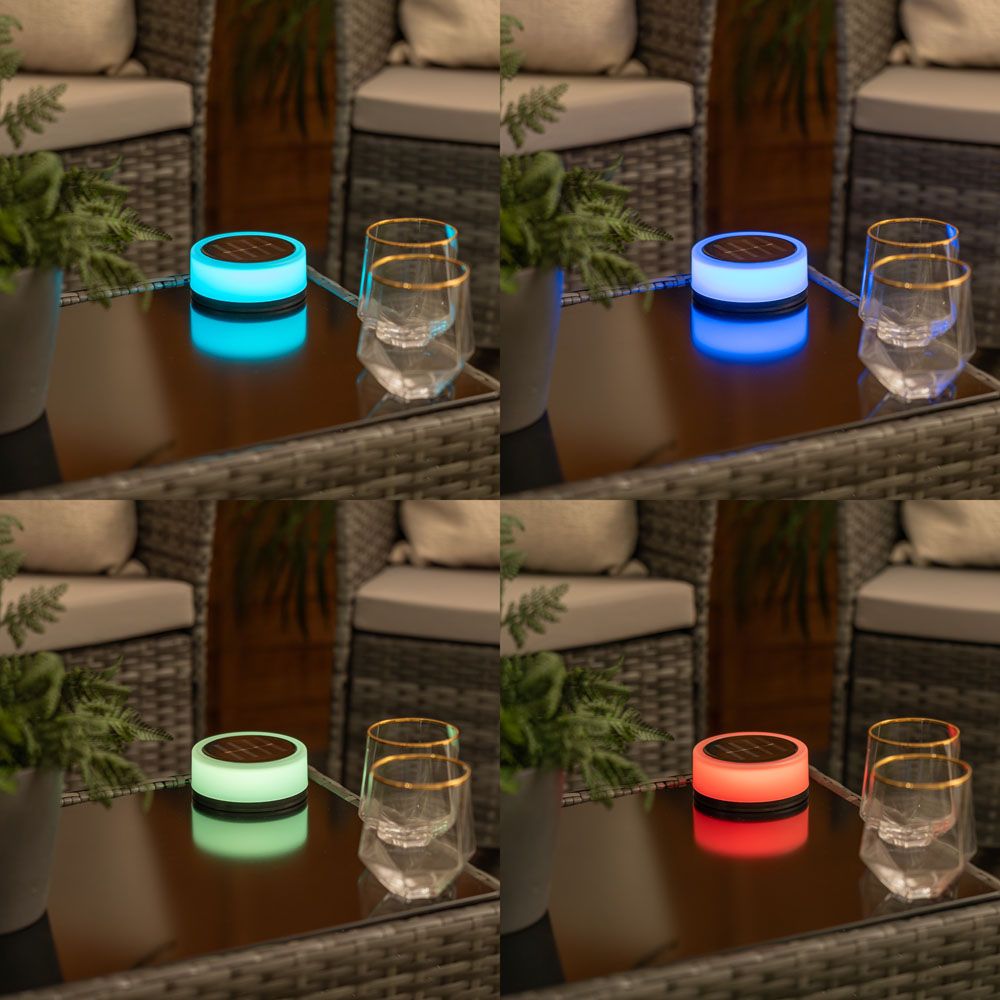 LumiStake Duo – Solar Deck & Table Lights