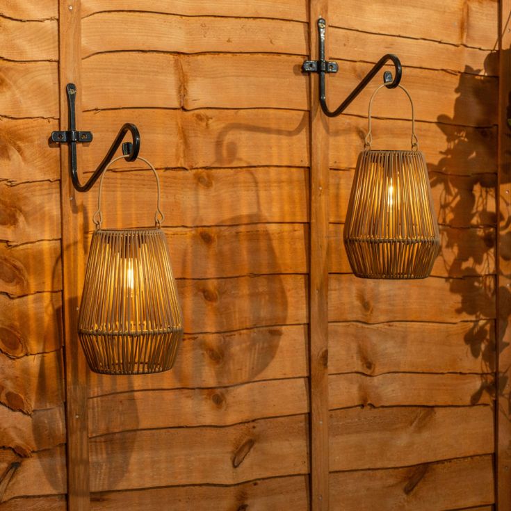 SolBamboo Solar Lantern Set – 2 Pack