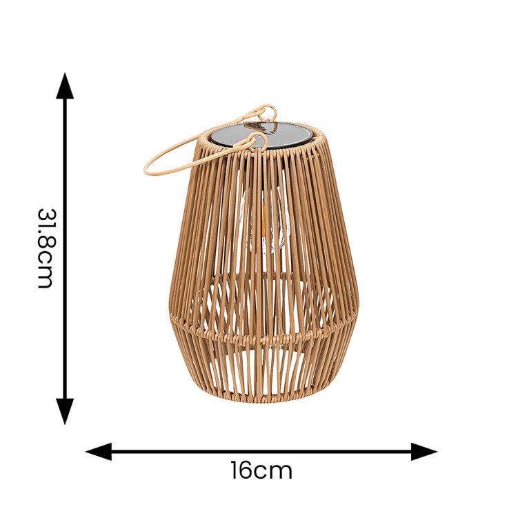 SolBamboo Solar Lantern Set – 2 Pack