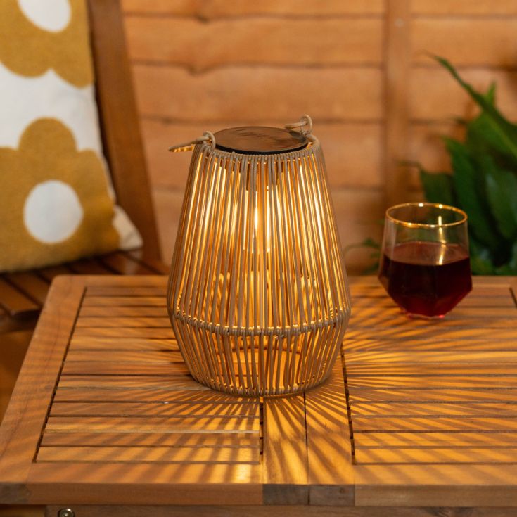 SolBamboo Solar Lantern Set – 2 Pack