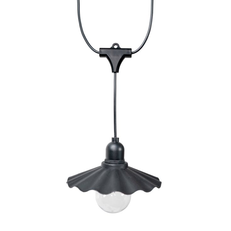 GlowDrape Black String Lights with Timer