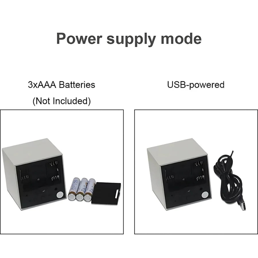 CubeGlow LED Digital Clock