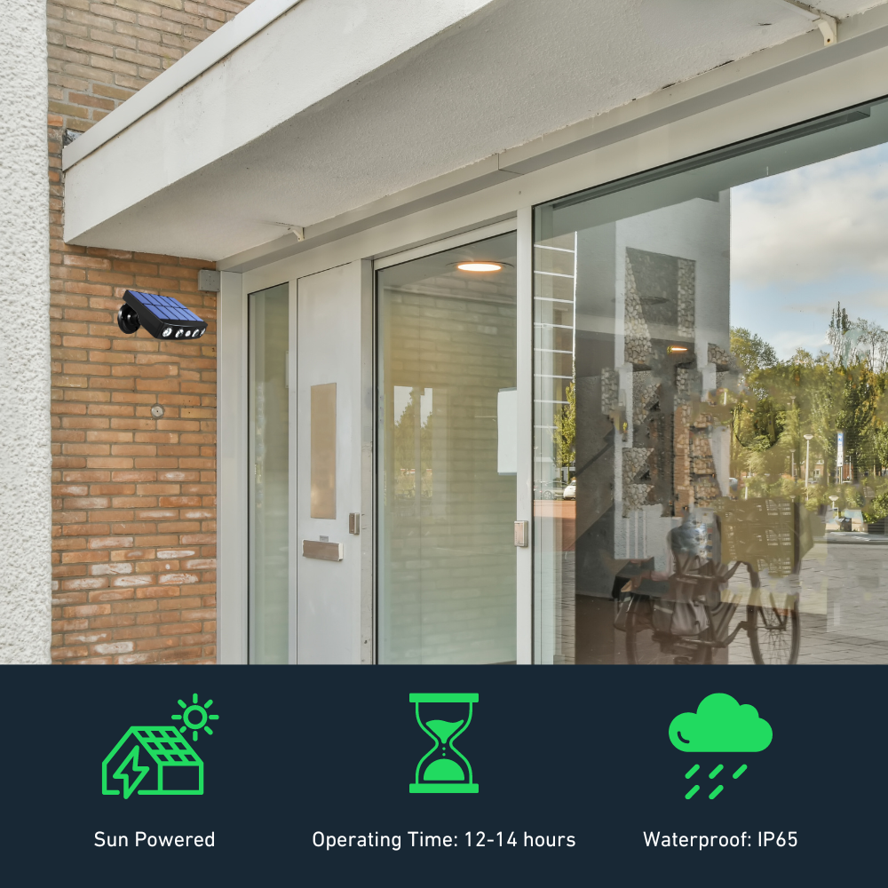 GuardSolar™ – Motion-Activated Wide-Beam Solar Security Light