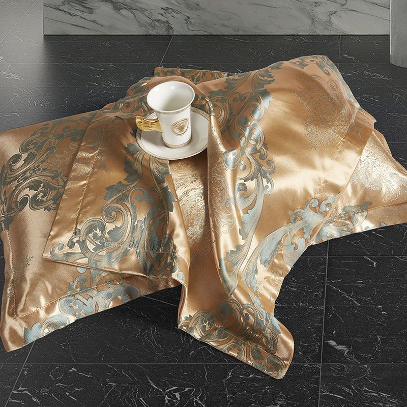 Valora - Luxury Satin Jacquard Duvet Cover Set