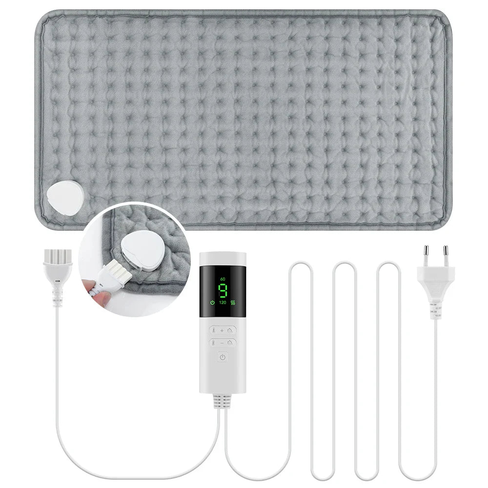 Electric Heated Blanket – Plush Washable Throw for Home & Office Warmth