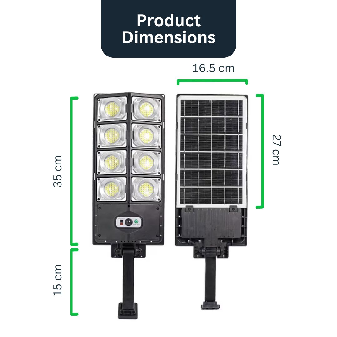 1000W Solar LED Street Light with 240 LEDs