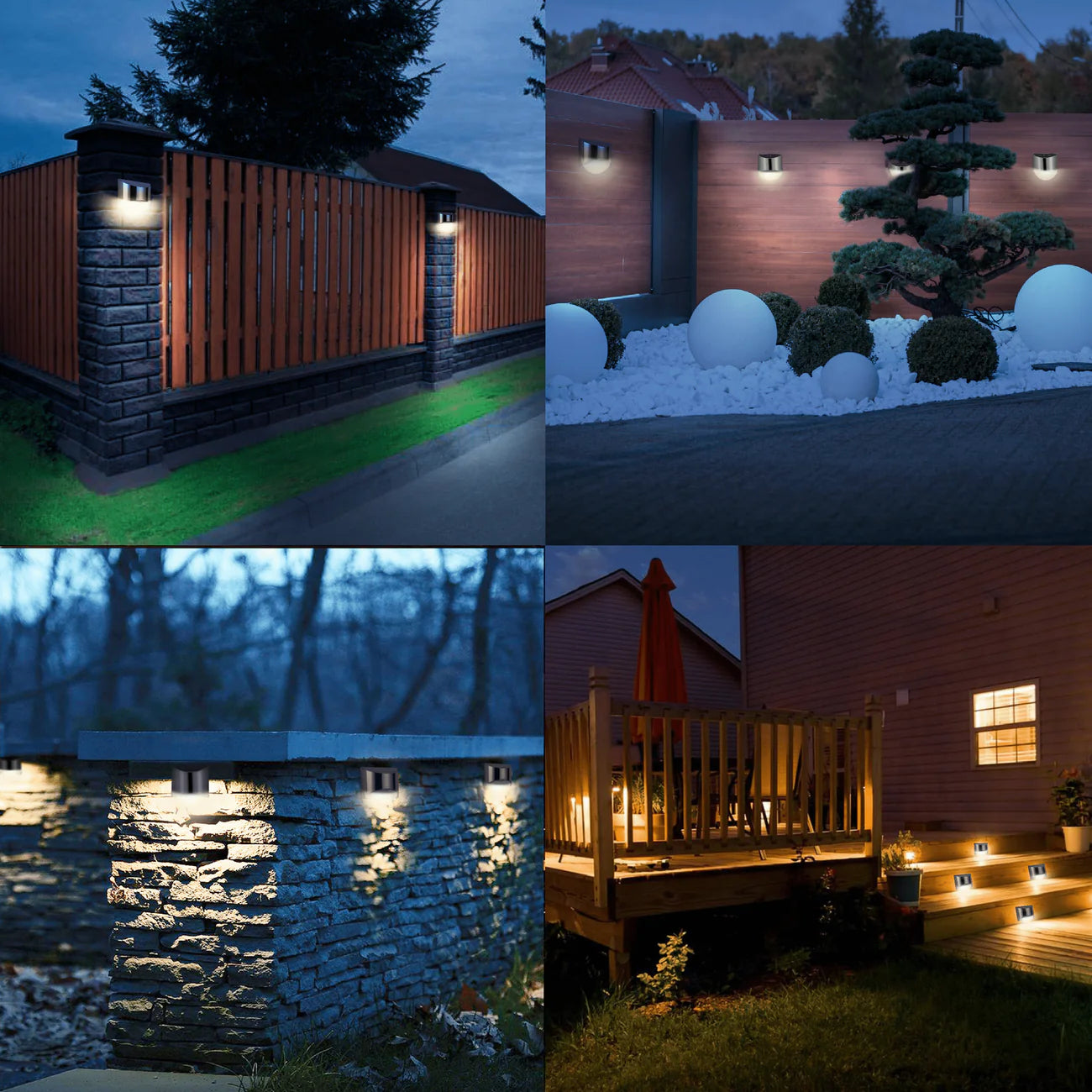 Modlux - Solar LED Wall Light (4pcs)