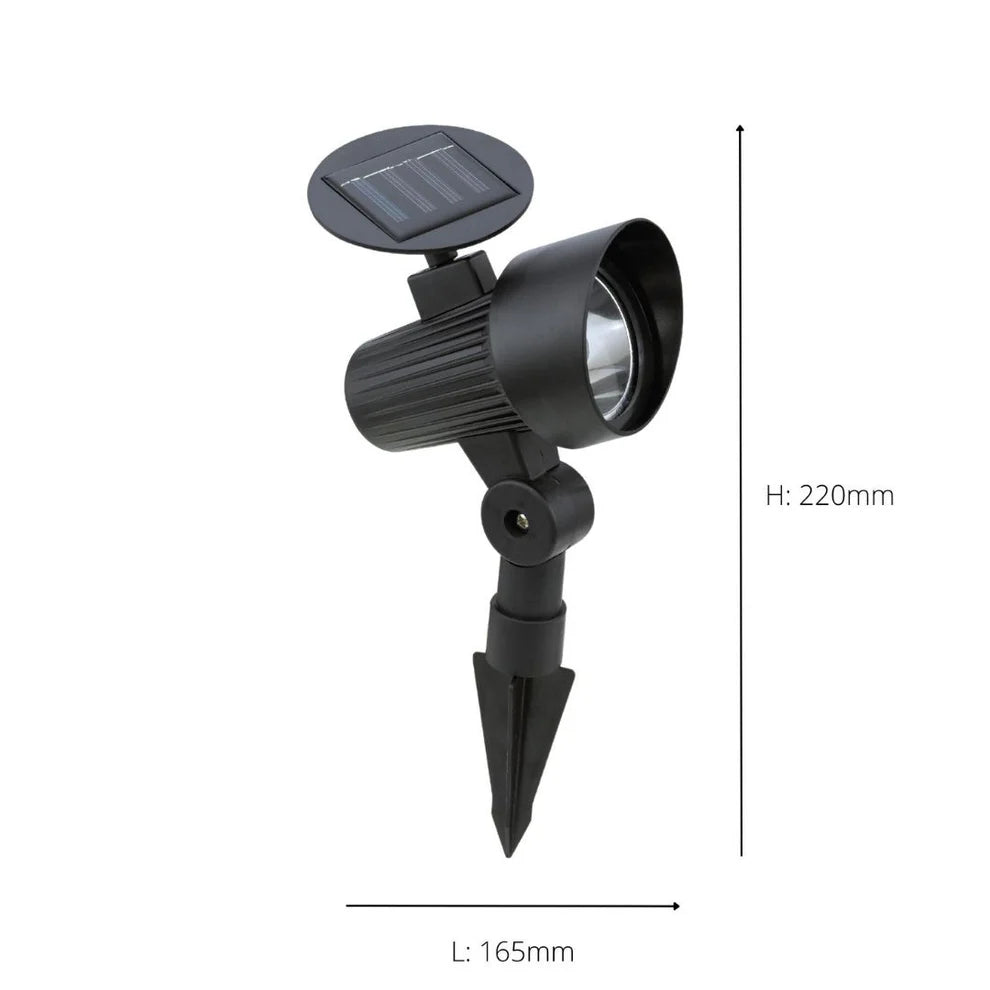 3-Pack Solar Stake Lights – Warm Glow