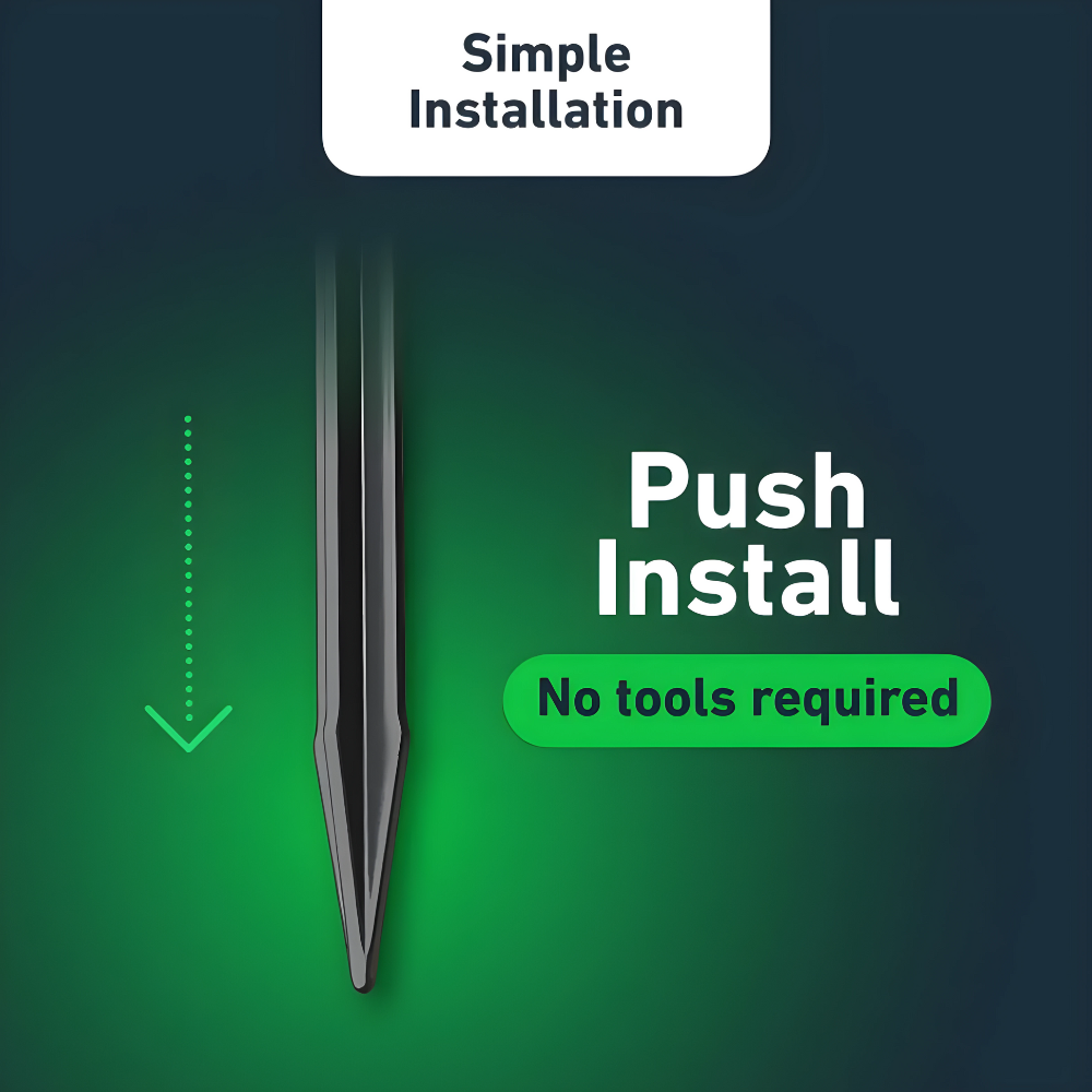 SolarGlow™ – Sleek Solar-Powered LED Ground Lights