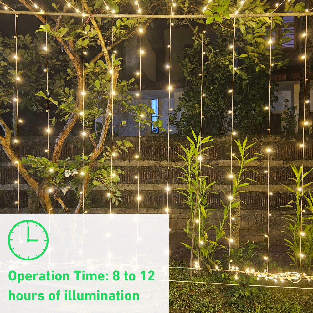 Solar Garden String Lights for Outdoor Ambience
