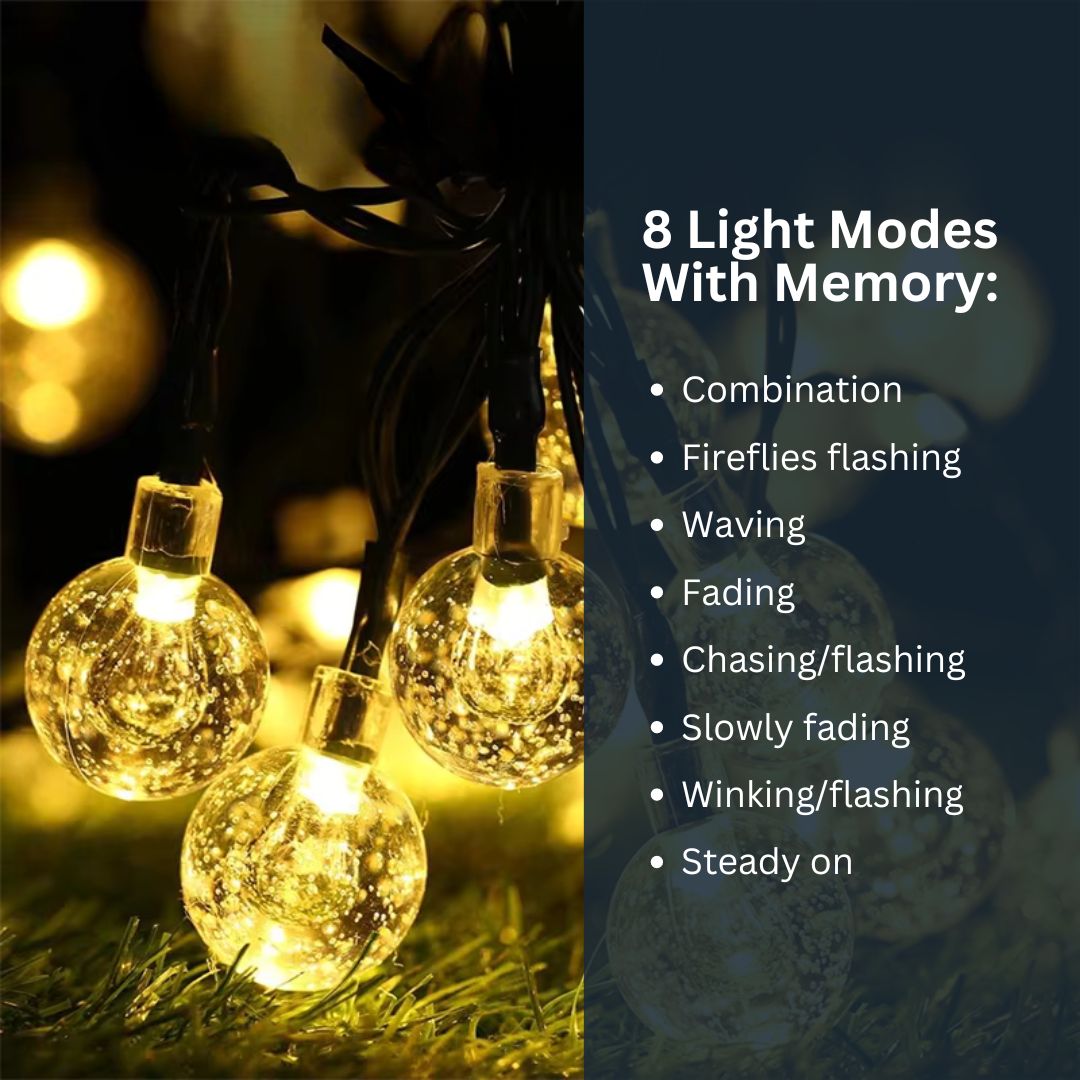 SolarFest™ – 5m–12m Outdoor LED Festoon String Lights