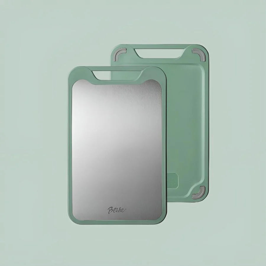 DualPrep Stainless Steel Chopping Board