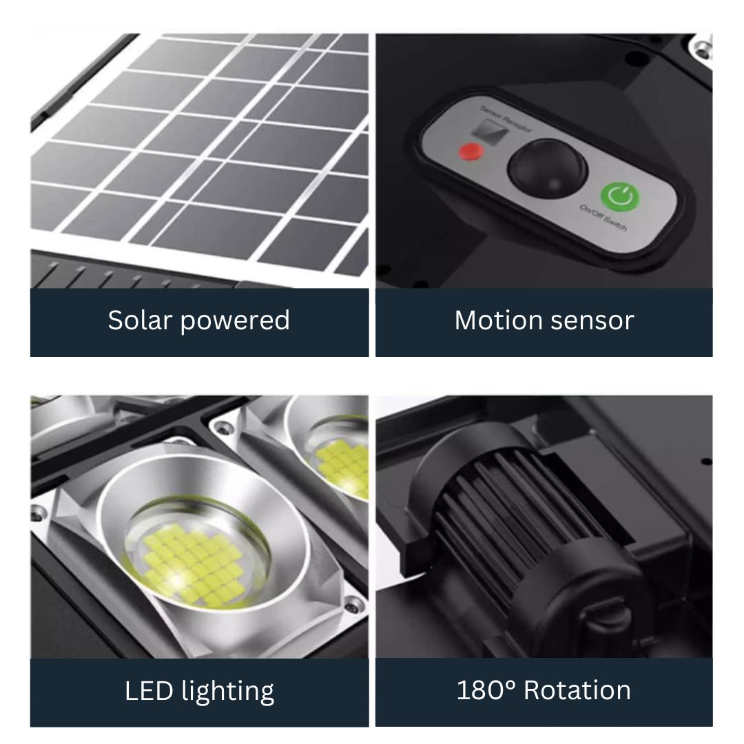 1000W Solar LED Street Light with 240 LEDs