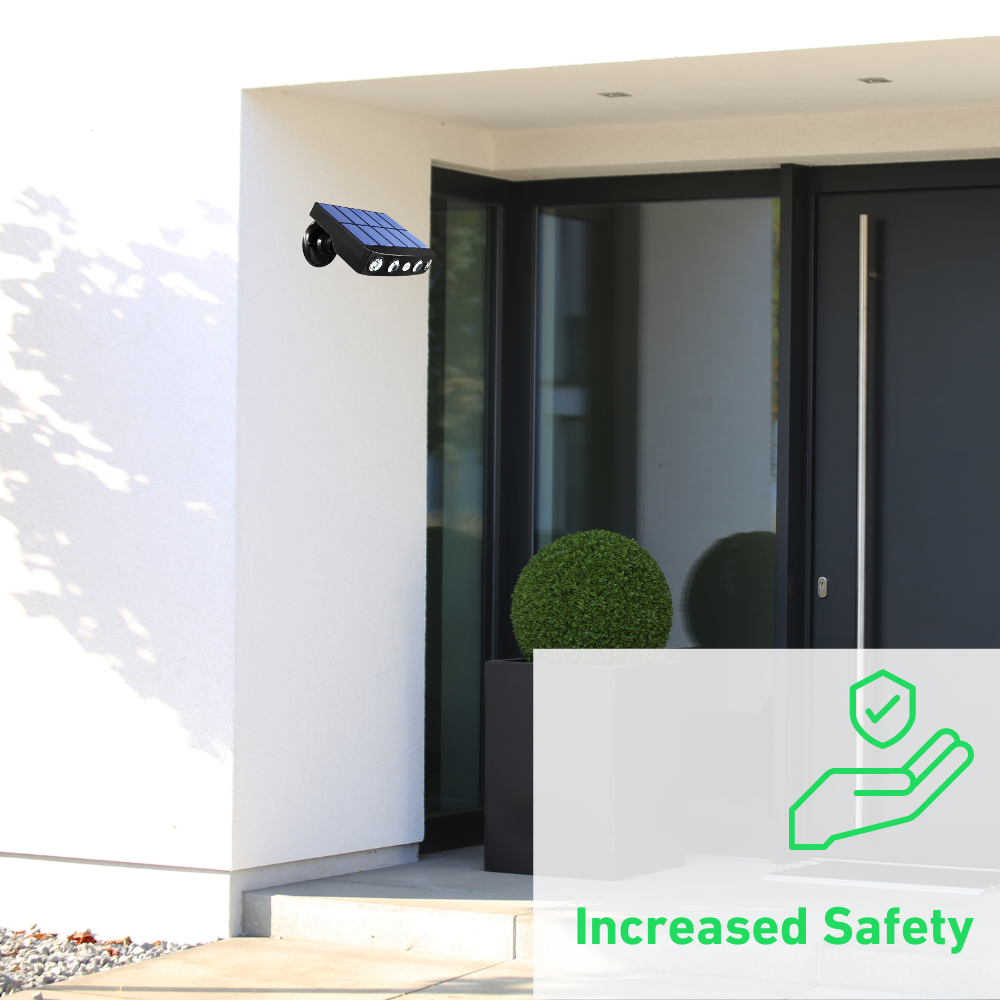 GuardSolar™ – Motion-Activated Wide-Beam Solar Security Light