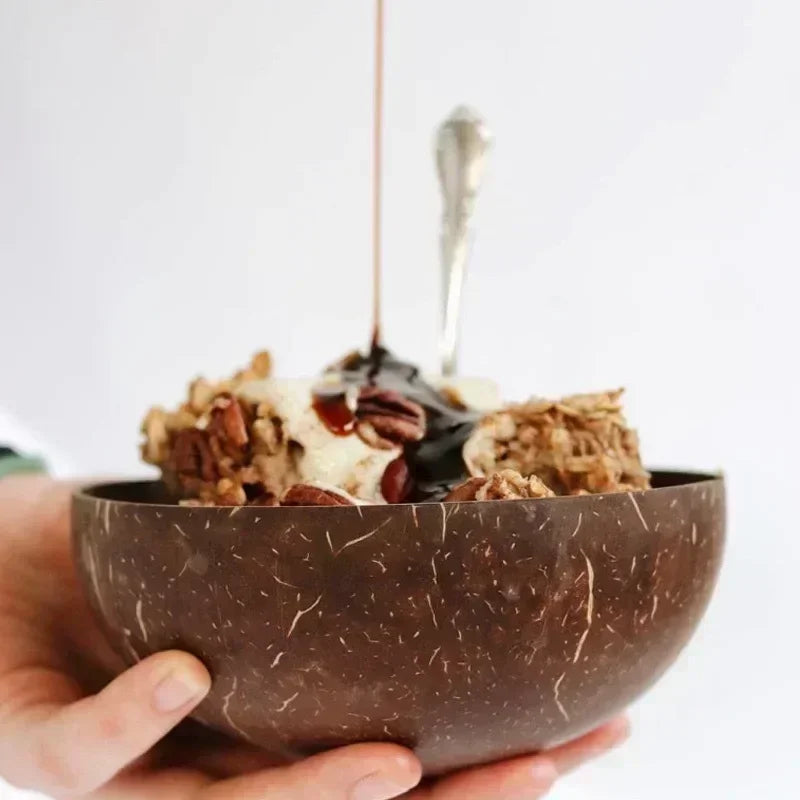 Handmade Coconut 10 Bowl Set