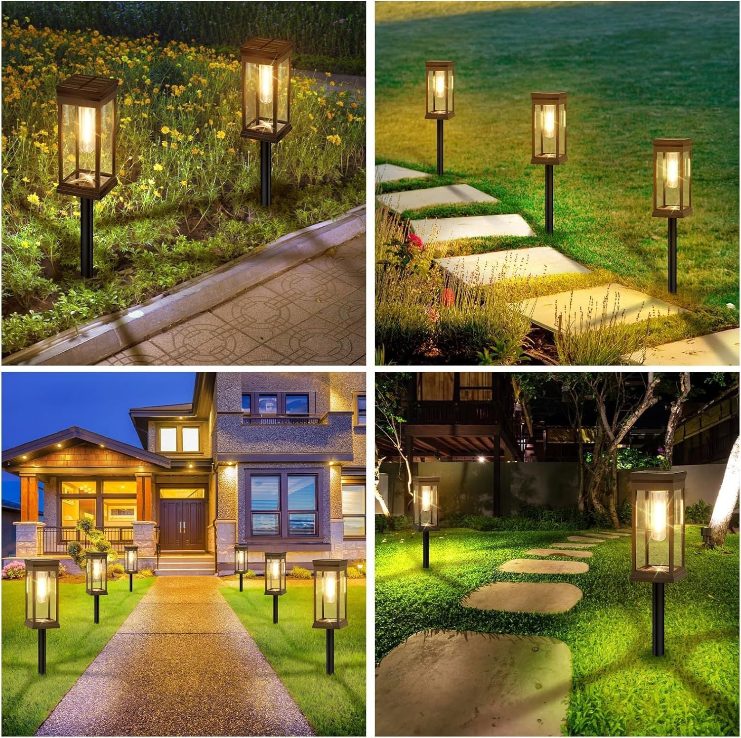 DreamScape™ - Elegant Cubic Solar Walkway Lights