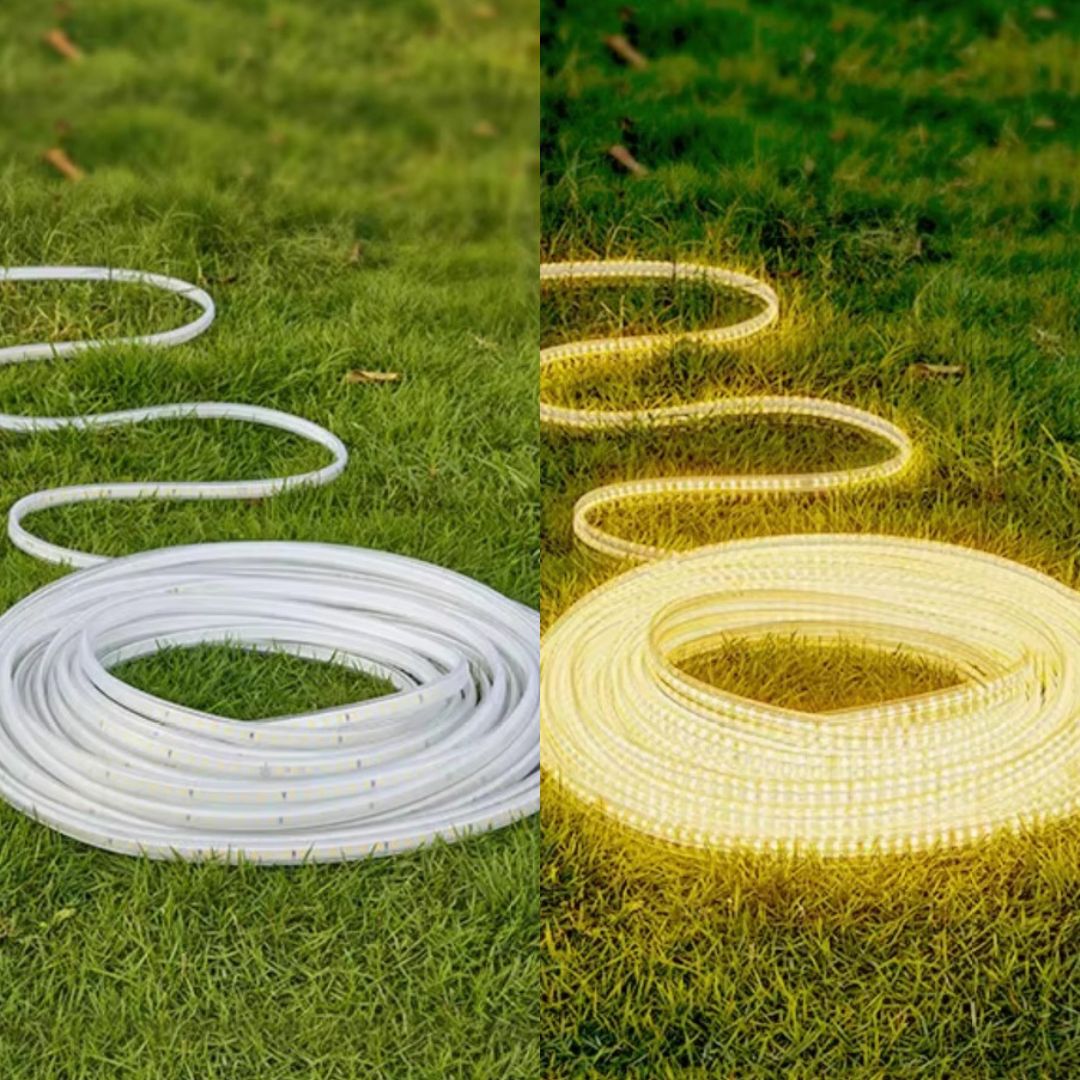 FlexiGlow – Solar Waterproof LED Strip Light for Outdoor & Garden Decor