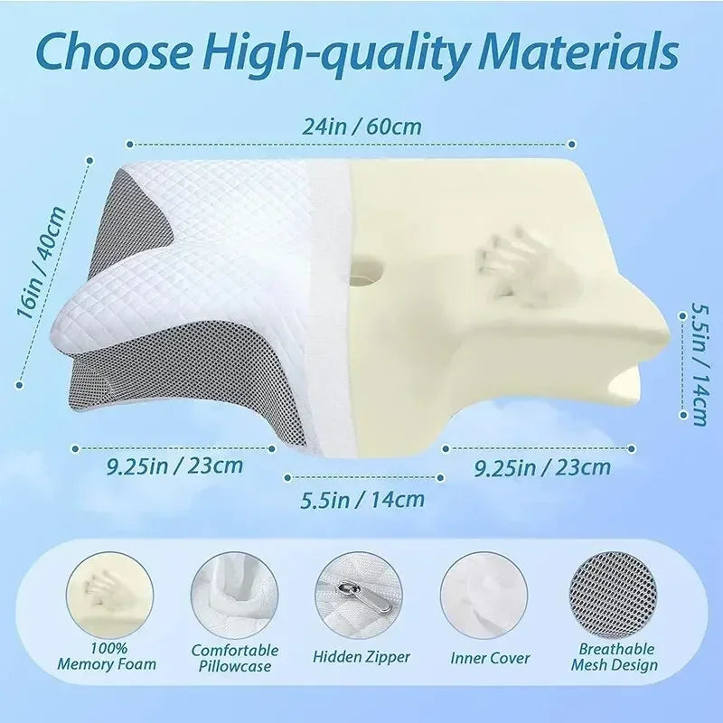 SleepRelief - Ergonomic Butterfly Memory Foam Pillow