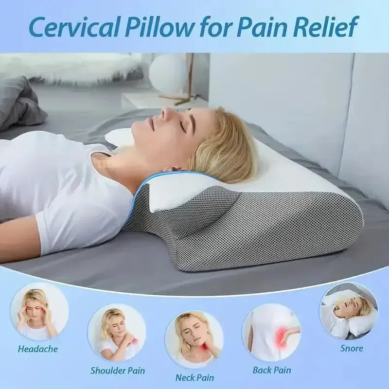 SleepRelief - Ergonomic Butterfly Memory Foam Pillow