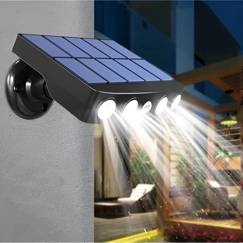 GuardSolar™ – Motion-Activated Wide-Beam Solar Security Light