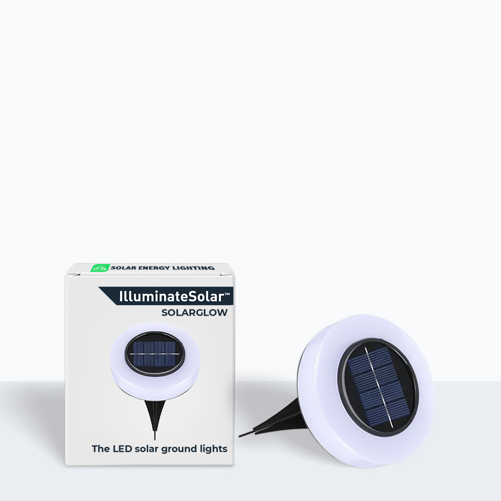 SolarGlow – Slim Solar LED Ground Spotlights