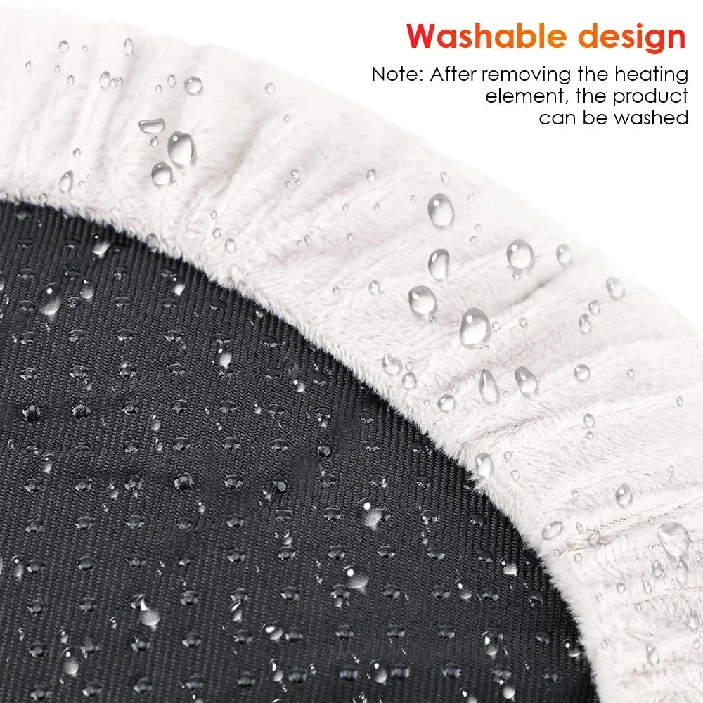 Electric Foot Warmer – Soft Velvet Heating Pad for Winter