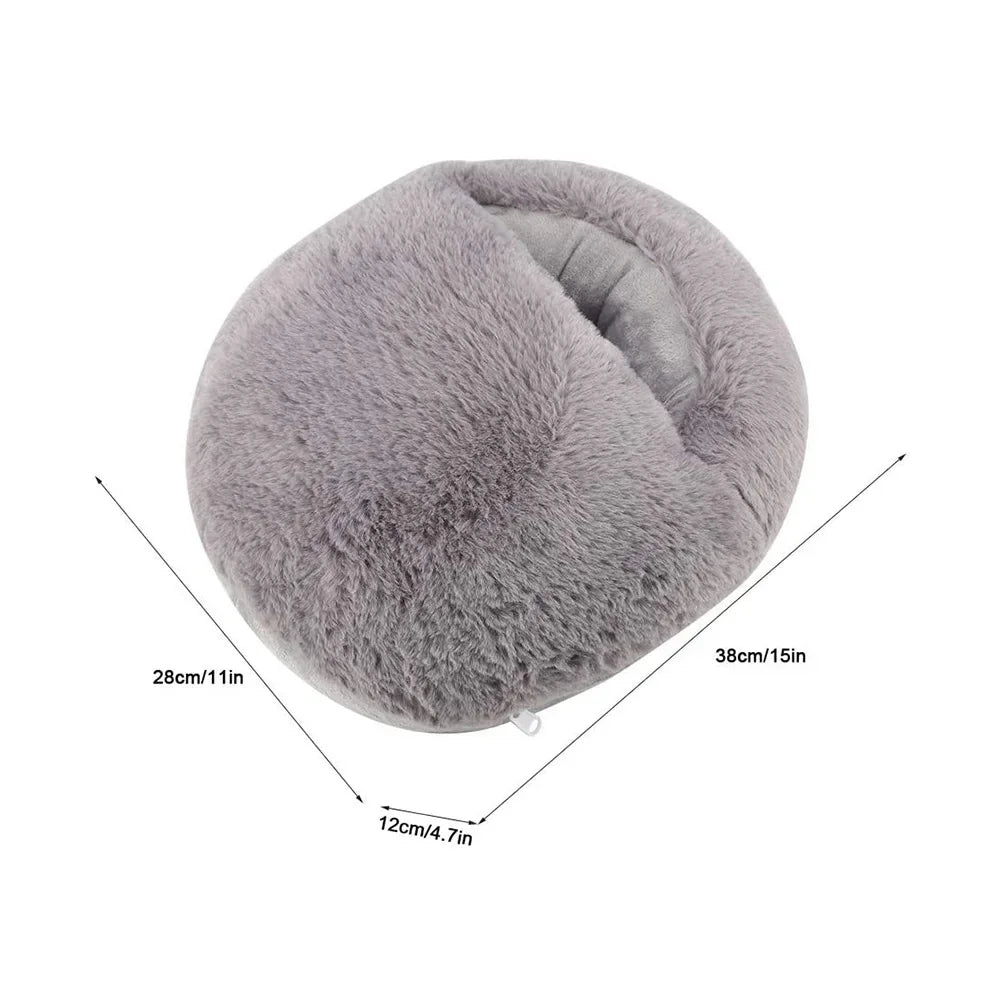 Electric Foot Warmer – Soft Velvet Heating Pad for Winter