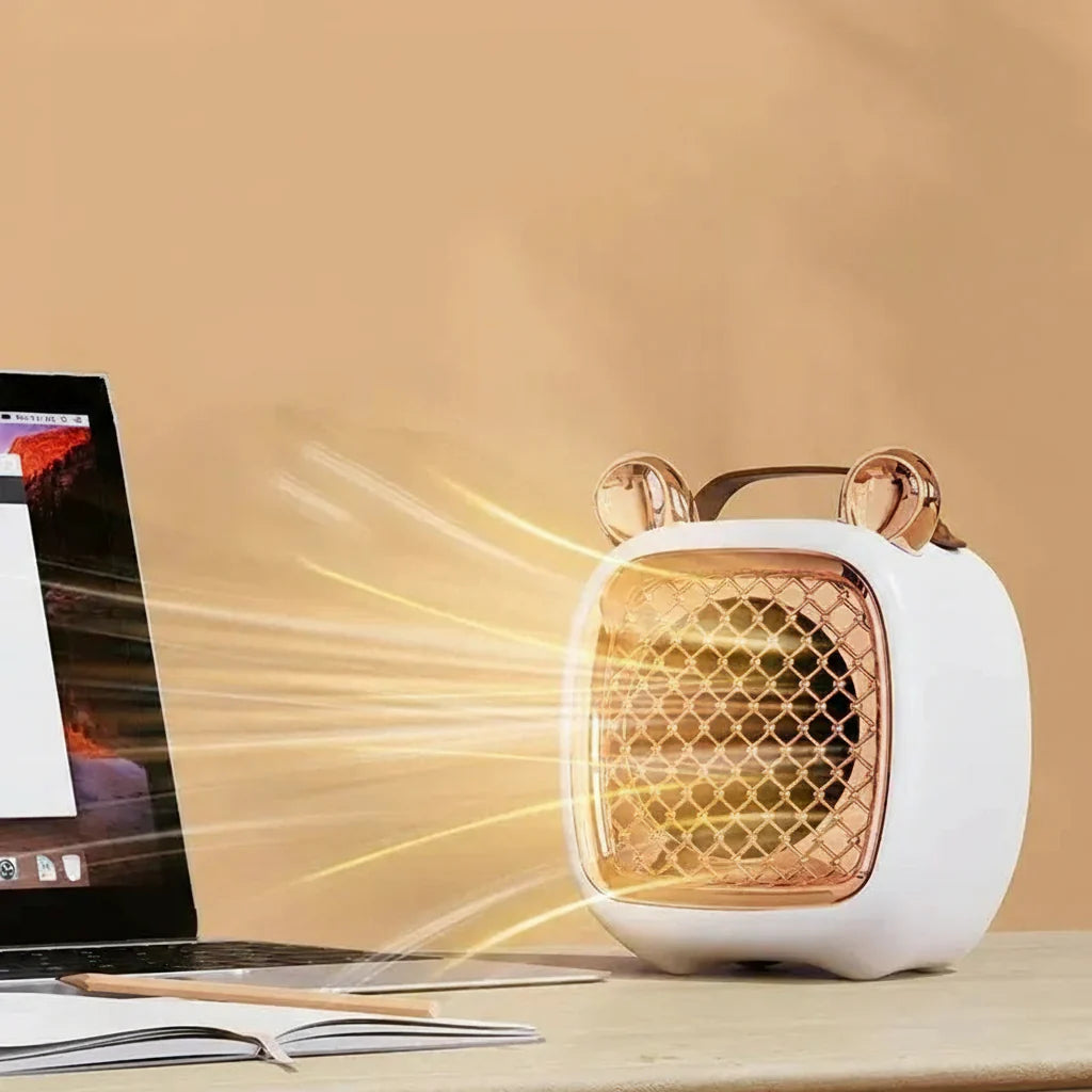Portable USB Electric Heater — Quiet Desktop & Foot Warmer