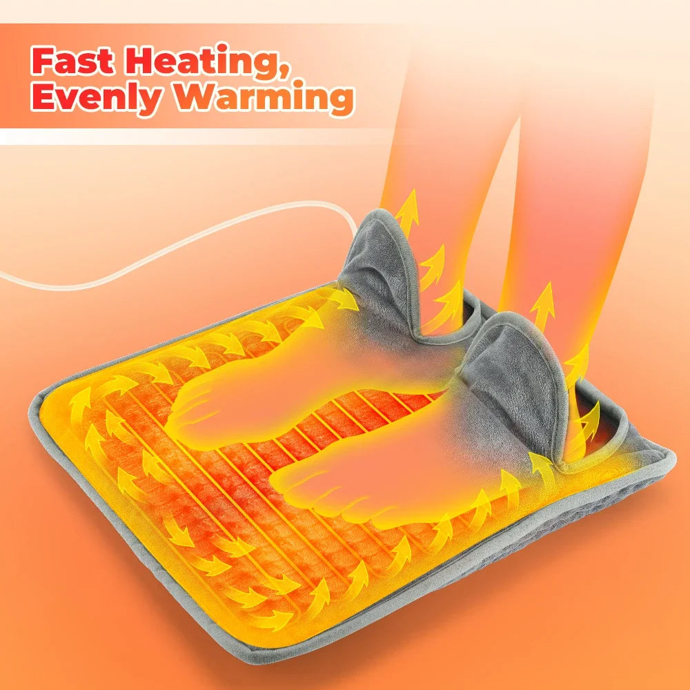 Super Soft Electric Heated Foot Blanket
