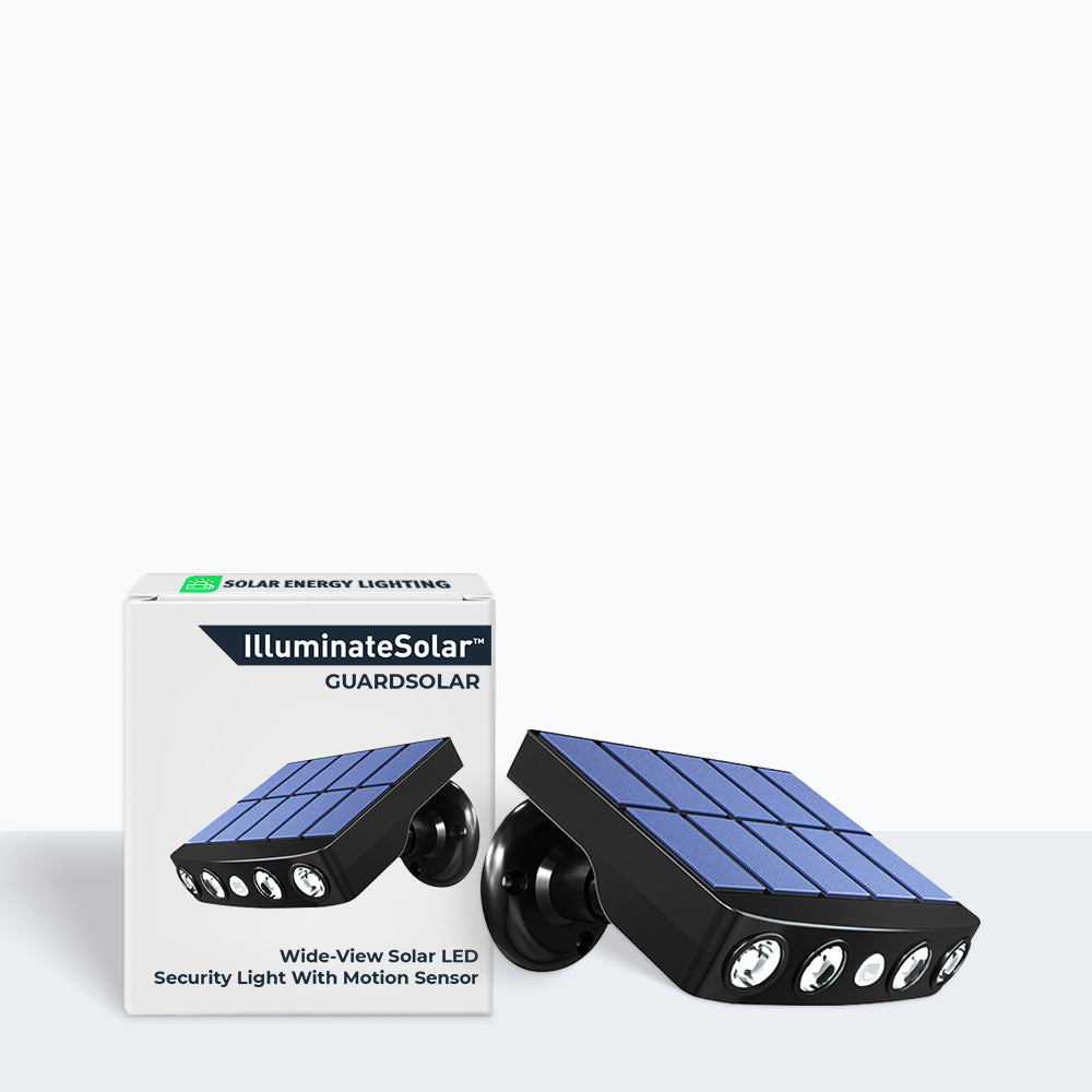 GuardSolar™ – Motion-Activated Wide-Beam Solar Security Light