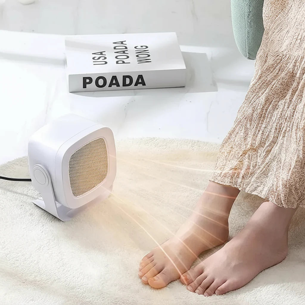 Mini Portable Electric Heater – Desktop Hand & Foot Warmer