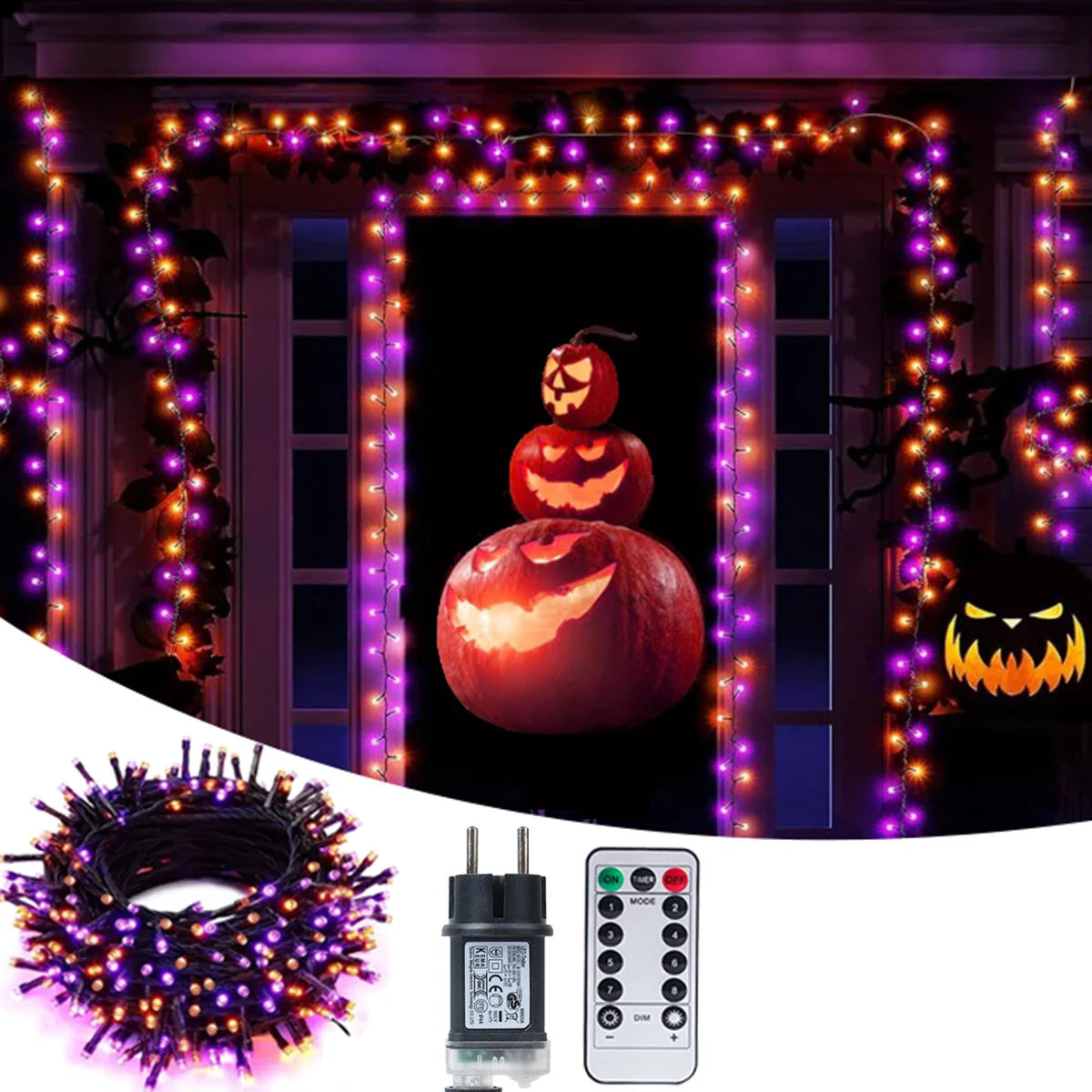 Decorative LED Christmas Lights (10m–100m)