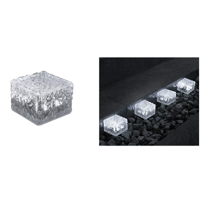 LumiBrick – Solar Glass Effect Brick Lights (Set of 4)